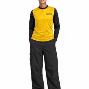 Women's Custom Football Jersey — Round Neck, Full Sleeve