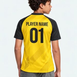 Kids Custom Football Jersey — Round Neck, Half Sleeve, Raglan