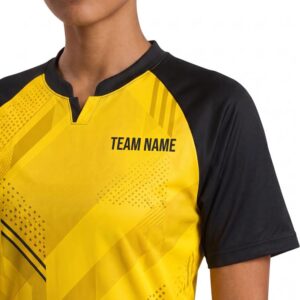 Women's Custom Bikers Jersey — Mandarin Collar, Half Sleeve, Raglan