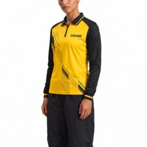 Women's Custom Esports Jersey — Zip Polo, Full Sleeve