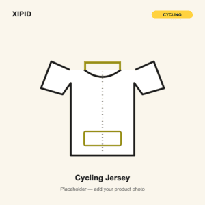Men's Custom Cycling Jersey — Full Zip, Half Sleeve