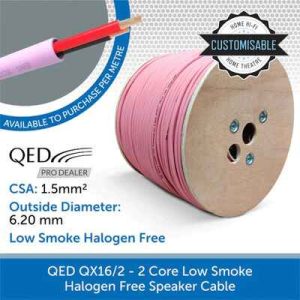 QED  QE-4010 LSZH HALOGEN FREE FIRE LOW SMOKE LOUDSPEAKER CABEL