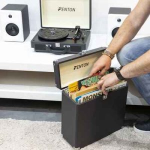 Fenton   RC30 Vinyl Record Case Black   102.012