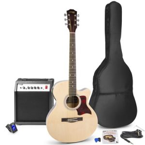 MAX    ShowKit Electric Acoustic Guitar Pack Natural