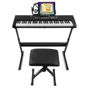 MAX MUSIC     KB4SET ELECTRONIC KEYBOARD 61-KEY PREMIUM KIT  130.110