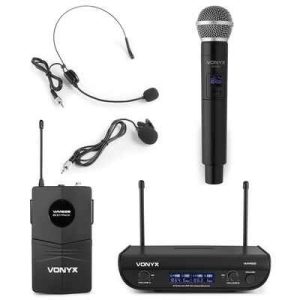 VONYX - WM82C  UHF 2-CH MIC SET  179.215