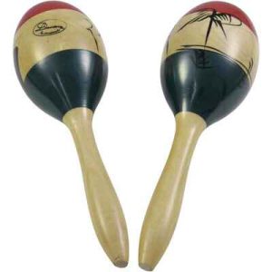 DIMAVERY Maracas Jamaika, Proffesional - wood 2x