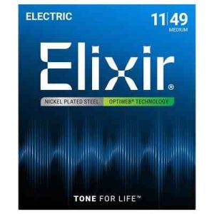 ELIXIR 011/49 MED OW OPTIWEB ELECTRIC STRINGS 19102
