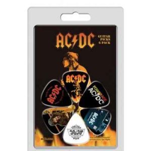 PERRIS LP-ACDC4 ACDC 6 PACK GUITAR PICKS