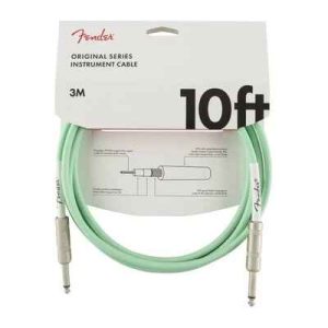 Fender Original Series instrument cable, 3 м, surf green