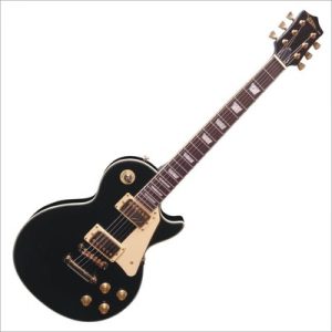 MSA VISION LSG3 guitar electric LP STYLE 4/4 BLACK-GOLD