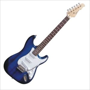 MSA VISION ST5BLT guitar electric strat 4/4 BLUE TRANSPARENT