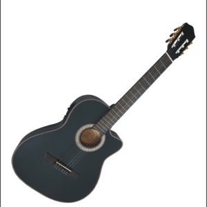 MSA CK117 guitar classic CUTAWAY CE-EQ 4/4 MATT BLACK