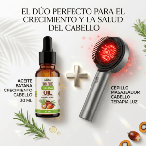 Aceite Batana+Cepillo Terapia Luz