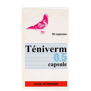 Biové Teniverm 0,5 Oiseaux – 50 capsules