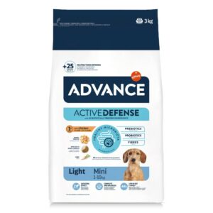 Croquettes Advance Mini Light pour petits chiens en surpoids