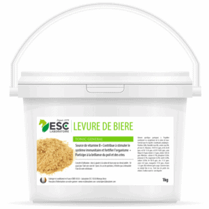 ESC Laboratoire Levure de Bière - 3Kg - pour la Flore Intestinale du Cheval