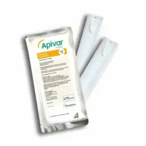 Véto-pharma APIVAR 10 lanières – Traitement varroose abeilles