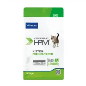 Virbac Veterinary HPM Kitten Pre Neutered 400 g