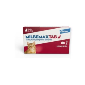 Milbemax Tab Chat boîte de 2 comprimés vermifuge