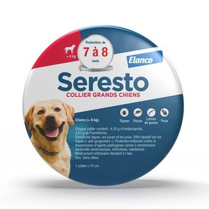 Seresto collier antiparasitaire grand chien 70 cm Elanco