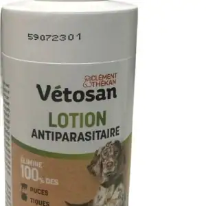 Vetosan Lotion Antiparasitaire 150mL - Chien et Chat