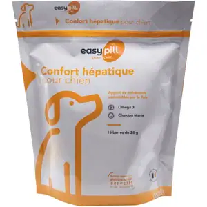 Osalia Easypill Confort Hepatique 15 barres - Chien
