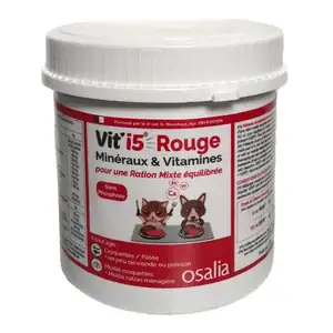 Vit'I5 Rouge Poudre 600g - Chien et Chat