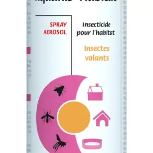 Bombe Vetoquinol Tiquanis Habitat NF spray insecticide 405 ml