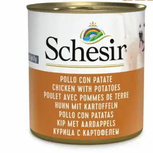 Schesir Poulet et Pommes de Terre en Gelee 285g - Chien