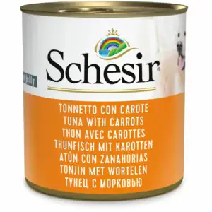 Schesir Thon et Carottes en Gelee 285g - Chien