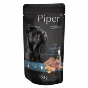 Piper Adult пауч агне/морков/каф.ориз, 150 г / 10 бр  СТЕК