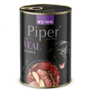 Piper Dog Junior храна за малки кученца с телешко и ябълки, 400 г