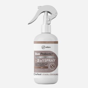 anipro Live Probiotic+ Defeat Stаin & Odour - пробиотичен спрей за премахване на петна и миризми от домашни любимци, 500 мл
