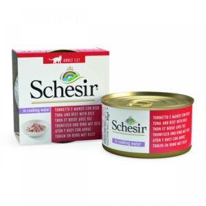 Schesir Tuna, Beef & Rice in Sause - Филе риба тон, телешко и ориз в собствен сос 85гр