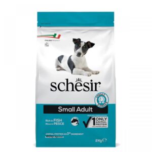 Schesir Small Dog with Fish -с риба - суха храна за кучета (2 кг)