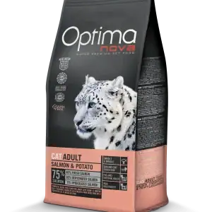 OPTIMA NOVA CAT Adult Salmon & Potato - Сьомга и Картоф 8кг