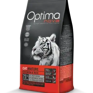 OPTIMA NOVA CAT Mature Chicken & Rice - Пиле и ориз 8кг