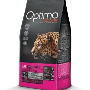 OPTIMA NOVA CAT Exquisite Chicken & Rice - Пиле и Ориз 8кг