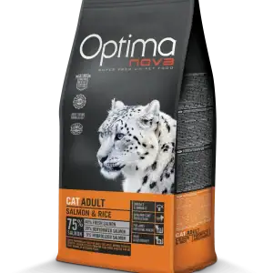 OPTIMA NOVA CAT Adult Salmon & Rice  - Сьомга и Ориз 8кг