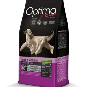 OPTIMA NOVA ADULT MEDIUM CHICKEN & RICE - Пиле и ориз 12кг