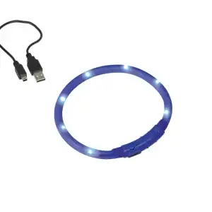 LED нашийник VISIBLE с USB размер L