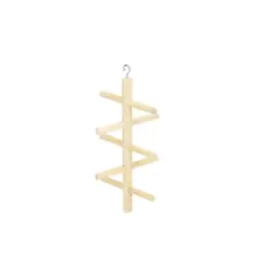 Играчка за папагал - дървена 25*14см