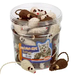 Играчка сезалена мишка кафяво-бежов