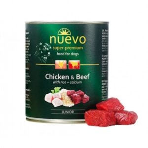 Nuevo Dog Junior Chicken & Beef - 800г
