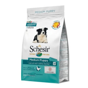 Schesir Medium Puppy with Chicken -с пиле- суха храна за кутрета (12 кг)