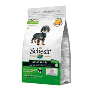Schesir Small Dog with Lamb -с агнешко- суха храна за кучета (2 кг)