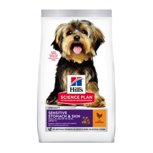 604247 SP Dog Adult SENSITIVE SMALL&MINI  CHICKEN1.5 kg с ПИЛЕ КУЧЕ