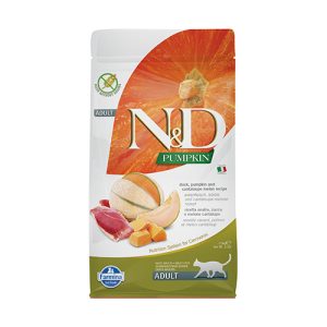 N&D CAT ADULT PUMPKIN  1.5kg коте,тиква с патица и пъпеш