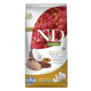 _       N&D DOG QUINOA SKIN&COAT QUAIL 7 KG с пъдпъдък